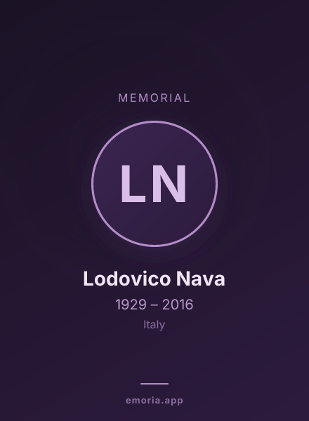 Memorial portrait of Lodovico Nava