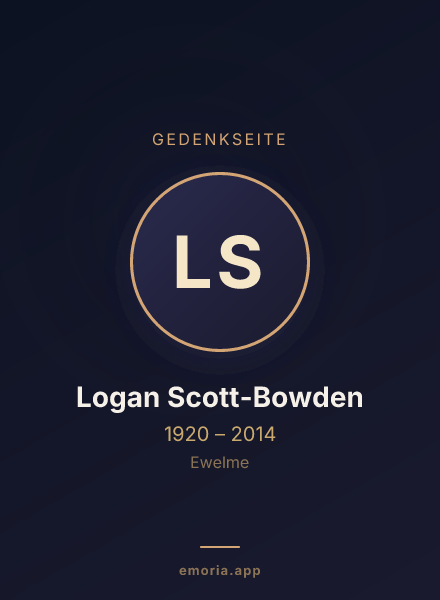 Gedenkportrait von Logan Scott-Bowden