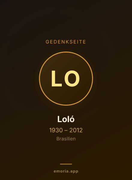 Gedenkportrait von Loló