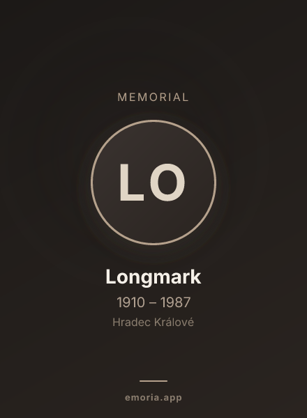 Memorial portrait of Longmark