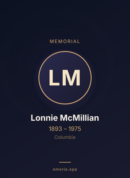 Memorial portrait of Lonnie McMillian
