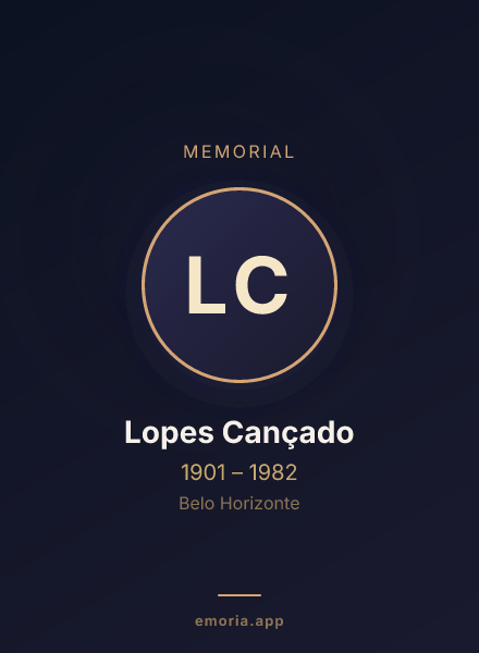 Memorial portrait of Lopes Cançado