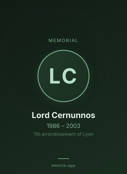 Memorial portrait of Lord Cernunnos