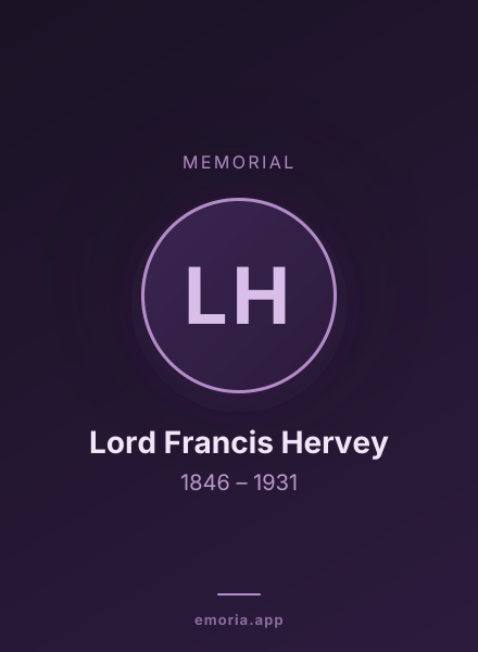 Memorial portrait of Lord Francis Hervey
