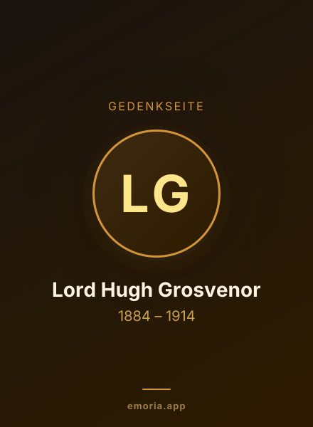 Gedenkportrait von Lord Hugh Grosvenor
