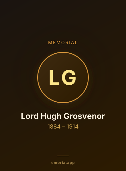 Memorial portrait of Lord Hugh Grosvenor
