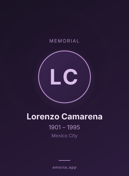 Memorial portrait of Lorenzo Camarena