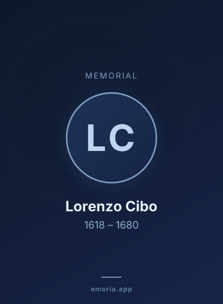 Memorial portrait of Lorenzo Cibo