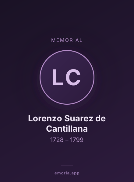 Memorial portrait of Lorenzo Suarez de Cantillana
