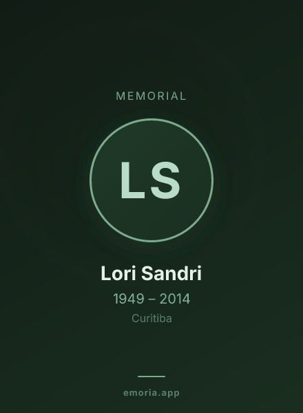 Memorial portrait of Lori Sandri
