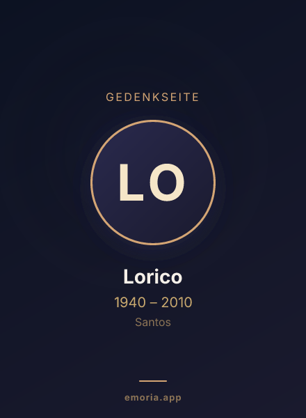 Gedenkportrait von Lorico