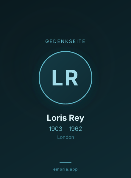Gedenkportrait von Loris Rey