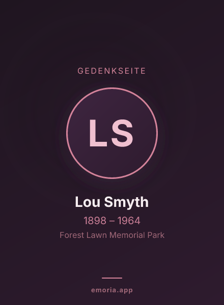 Gedenkportrait von Lou Smyth