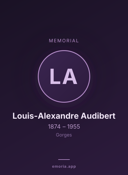Memorial portrait of Louis-Alexandre Audibert