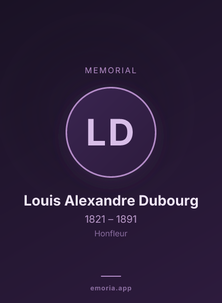 Memorial portrait of Louis Alexandre Dubourg