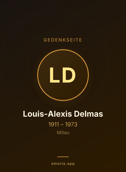 Gedenkportrait von Louis-Alexis Delmas