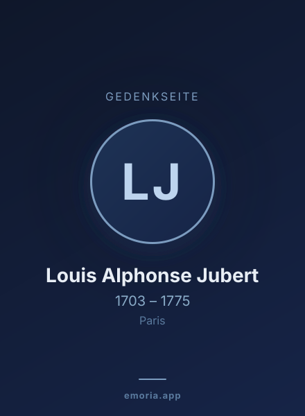 Gedenkportrait von Louis Alphonse Jubert