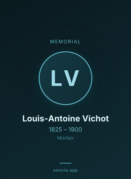 Memorial portrait of Louis-Antoine Vichot