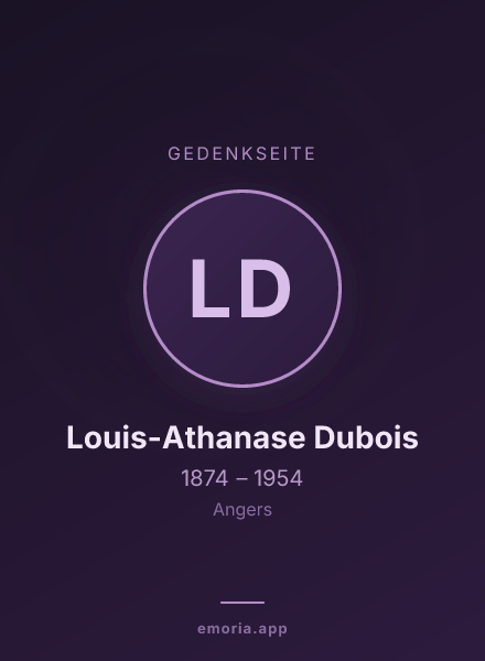 Gedenkportrait von Louis-Athanase Dubois