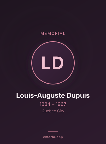 Memorial portrait of Louis-Auguste Dupuis