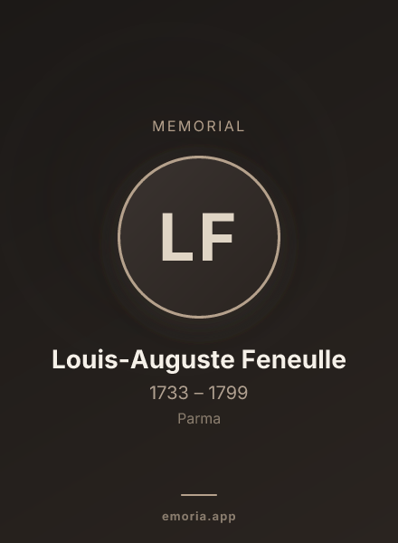 Memorial portrait of Louis-Auguste Feneulle