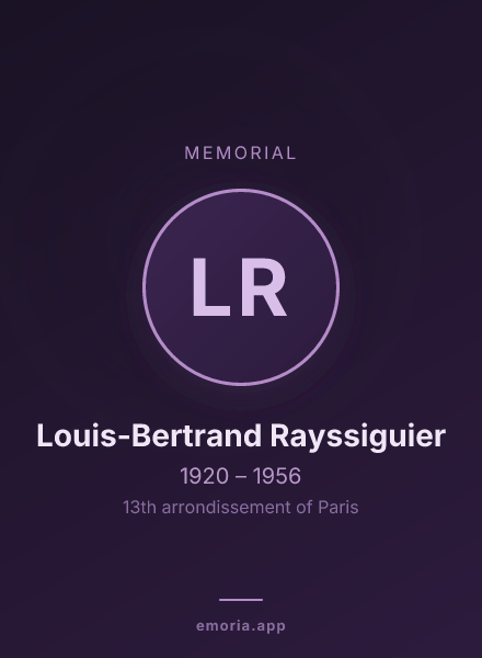 Memorial portrait of Louis-Bertrand Rayssiguier