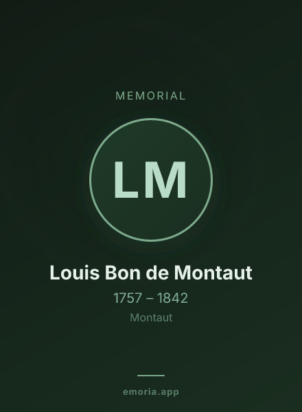 Memorial portrait of Louis Bon de Montaut