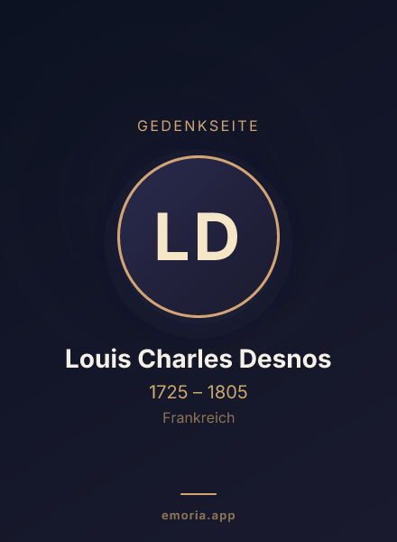 Gedenkportrait von Louis Charles Desnos
