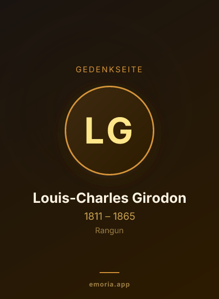 Gedenkportrait von Louis-Charles Girodon