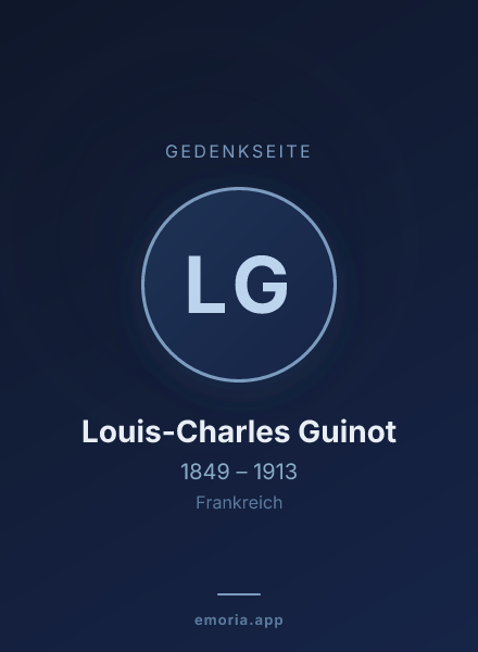 Gedenkportrait von Louis-Charles Guinot