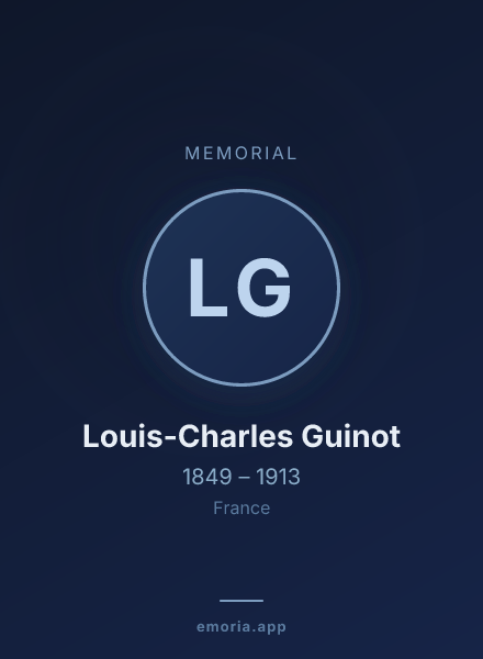 Memorial portrait of Louis-Charles Guinot