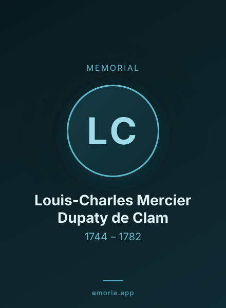 Memorial portrait of Louis-Charles Mercier Dupaty de Clam
