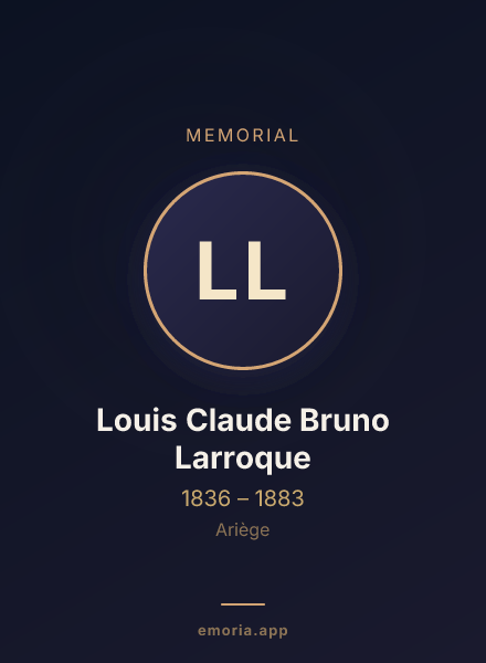 Memorial portrait of Louis Claude Bruno Larroque