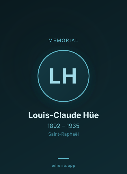 Memorial portrait of Louis-Claude Hüe