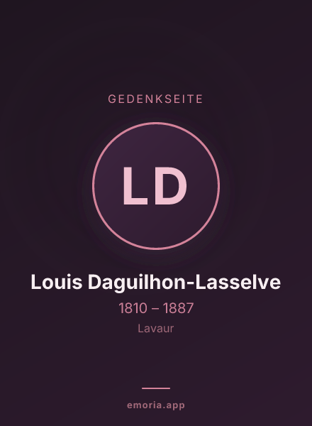 Gedenkportrait von Louis Daguilhon-Lasselve