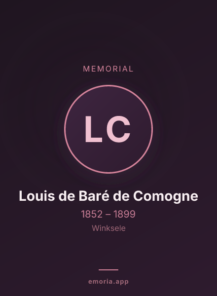 Memorial portrait of Louis de Baré de Comogne