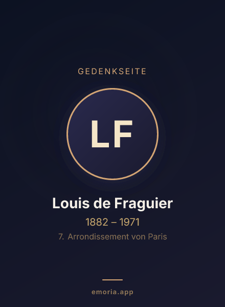 Gedenkportrait von Louis de Fraguier