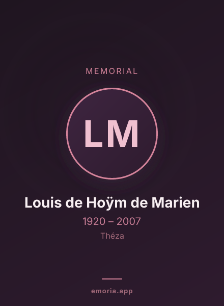 Memorial portrait of Louis de Hoÿm de Marien