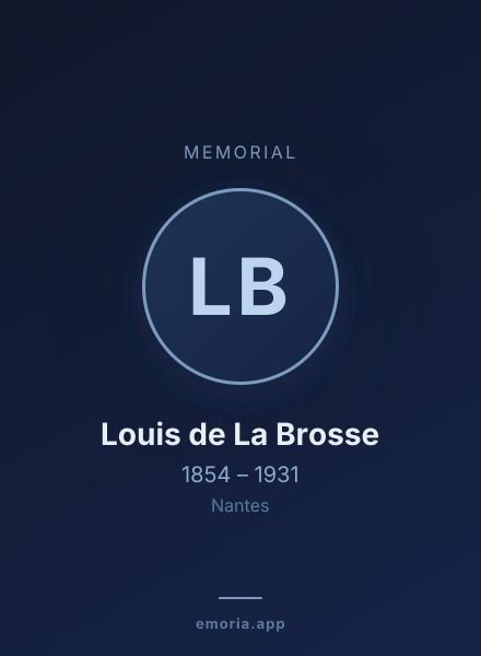 Memorial portrait of Louis de La Brosse