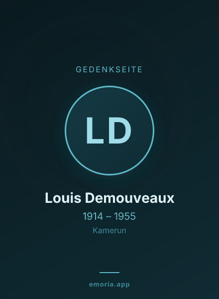 Gedenkportrait von Louis Demouveaux