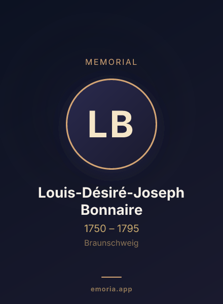Memorial portrait of Louis-Désiré-Joseph Bonnaire
