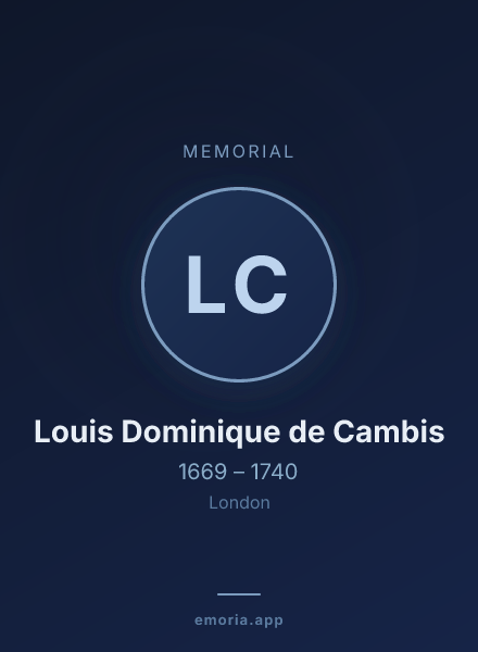 Memorial portrait of Louis Dominique de Cambis
