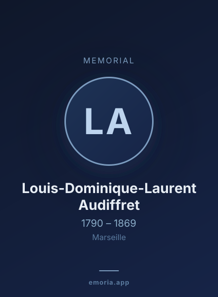 Memorial portrait of Louis-Dominique-Laurent Audiffret