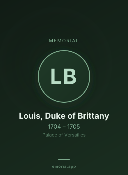Memorial portrait of Louis, Duke of Brittany