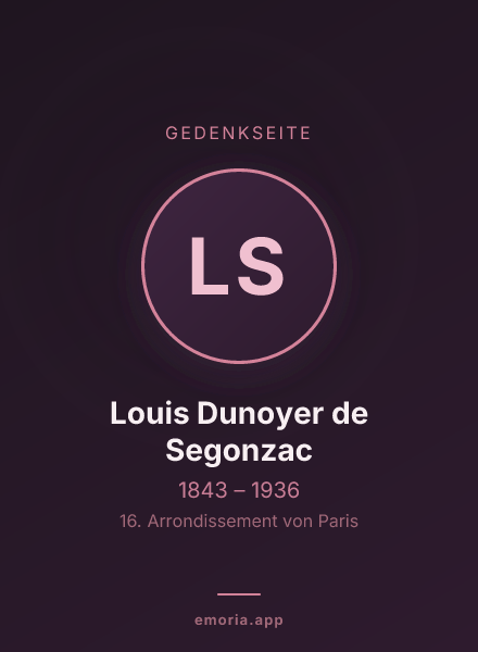 Gedenkportrait von Louis Dunoyer de Segonzac