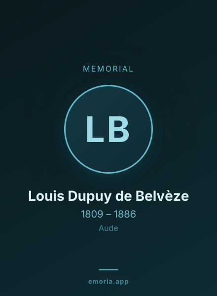Memorial portrait of Louis Dupuy de Belvèze