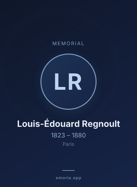 Memorial portrait of Louis-Édouard Regnoult