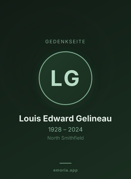 Gedenkportrait von Louis Edward Gelineau