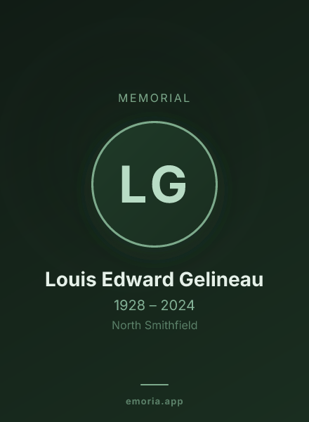 Memorial portrait of Louis Edward Gelineau