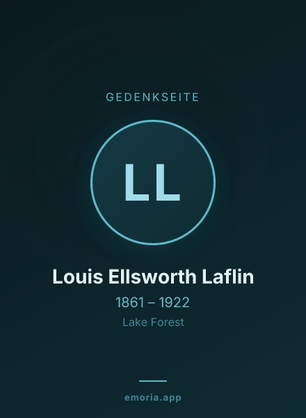 Gedenkportrait von Louis Ellsworth Laflin